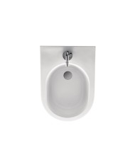 Bidet 52 filo muro monoforo e completo di fissaggio WB9N - Serie FLO