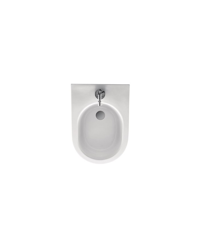 Bidet 56 filo muro monoforo e completo di fissaggio WB9N - Serie FLO