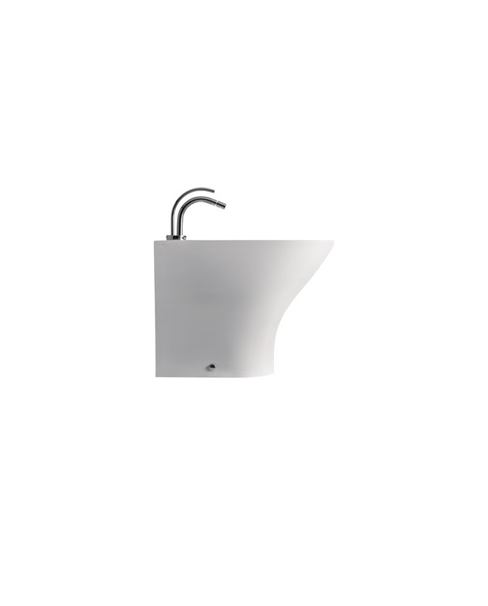 Bidet filo muro monoforo e completo di fissaggio WB9N - Serie Aquatech