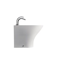 Bidet filo muro monoforo e completo di fissaggio WB9N - Serie Aquatech