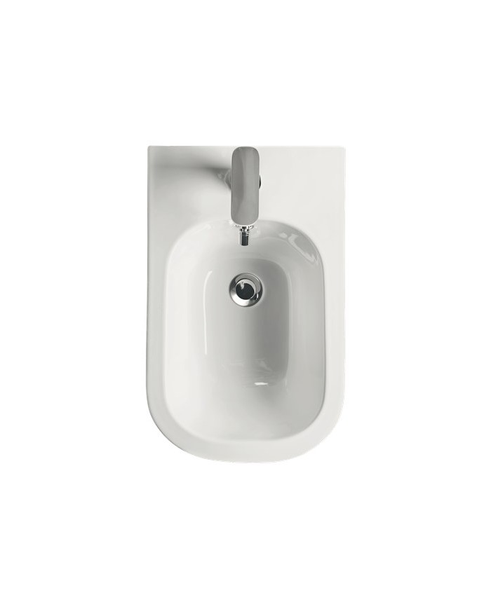 Bidet filo muro monoforo e completo di fissaggio WB9N - Serie Tribeca