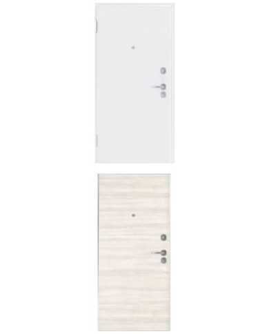 Porta blindata - Sicura White L900 X H2100 ( Apertura porta: Spinta a destra)