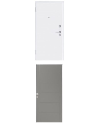 Porta blindata - Sicura White L900 X H2100 ( Apertura porta: Spinta a destra)