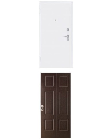 Porta blindata - Sicura White L900 X H2100 ( Apertura porta: Spinta a destra)