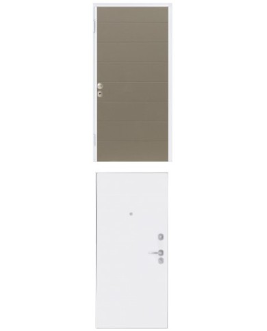 Porta blindata - Sicura White L900 X H2100 ( Apertura porta: Spinta a destra)