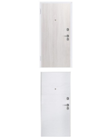 Porta blindata - Sicura White L900 X H2100 ( Apertura porta: Spinta a destra)