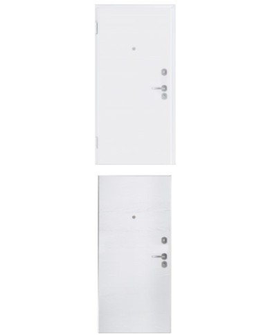 Porta blindata - Sicura White L900 X H2100 ( Apertura porta: Spinta a destra)