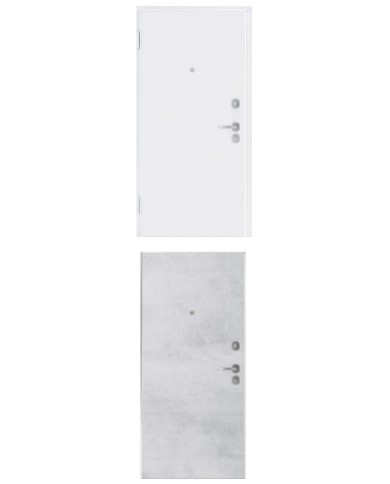 Porta blindata - Sicura White L900 X H2100 ( Apertura porta: Spinta a destra)