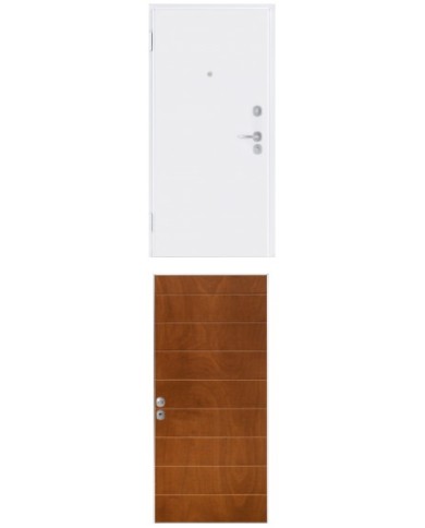 Porta blindata - Sicura White L900 X H2100 ( Apertura porta: Spinta a destra)