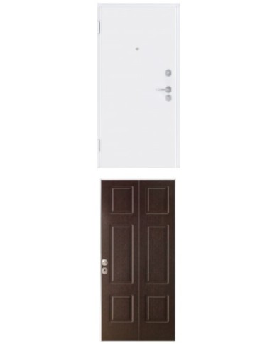 Porta blindata - Sicura White L900 X H2100 ( Apertura porta: Spinta a destra)