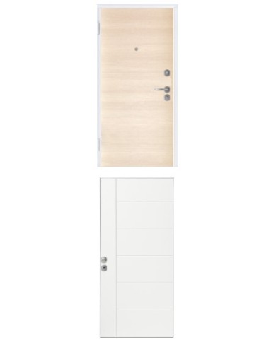 Porta blindata - Sicura White L900 X H2100 ( Apertura porta: Spinta a destra)