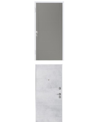 Porta blindata - Sicura White L900 X H2100 ( Apertura porta: Spinta a destra)