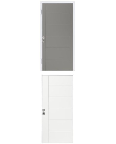 Porta blindata - Sicura White L900 X H2100 ( Apertura porta: Spinta a destra)