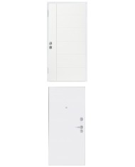 Porta blindata - Sicura White L900 X H2100 ( Apertura porta: Spinta a destra)