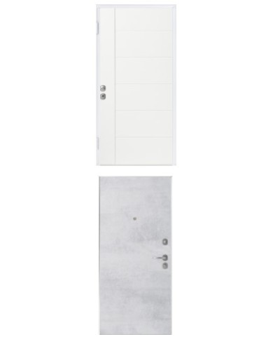 Porta blindata - Sicura White L900 X H2100 ( Apertura porta: Spinta a destra)