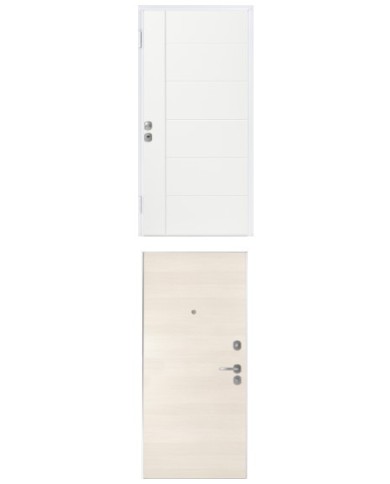 Porta blindata - Sicura White L900 X H2100 ( Apertura porta: Spinta a destra)