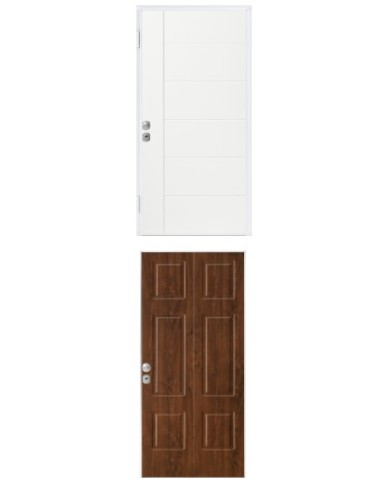 Porta blindata - Sicura White L900 X H2100 ( Apertura porta: Spinta a destra)