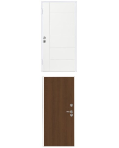 Porta blindata - Sicura White L900 X H2100 ( Apertura porta: Spinta a destra)