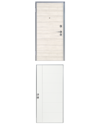 Porta blindata - Sicura Silver L800 X H2100 (Apertura porta: Spinta a destra)