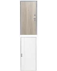 Porta blindata - Sicura Silver L800 X H2100 (Apertura porta: Spinta a destra)