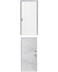 Porta blindata - Sicura Silver L800 X H2100 (Apertura porta: Spinta a destra)