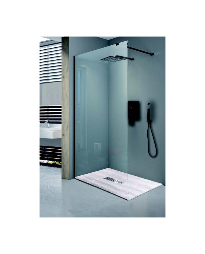 Cabina doccia - Serie Walk In Matt Black