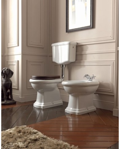 Bidet filo muro monoforo (Tre fori su richiesta) - Serie Retrò