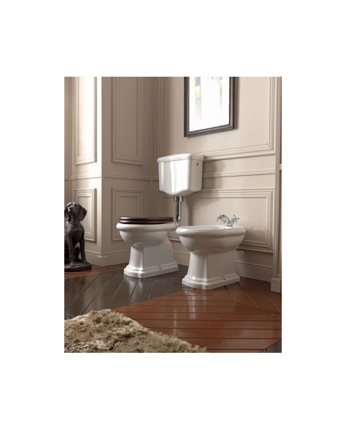 Bidet filo muro monoforo (Tre fori su richiesta) - Serie Retrò