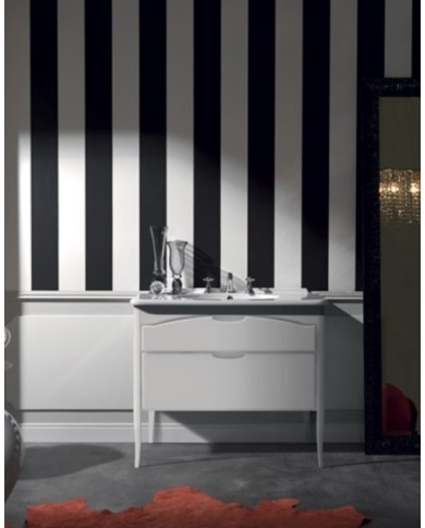 Consolle 100 x 55 monoforo (Tre fori su richiesta) per mobile - Serie Retrò