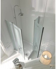 Piatto doccia angolare 80 x 80 quadro - Serie Retrò