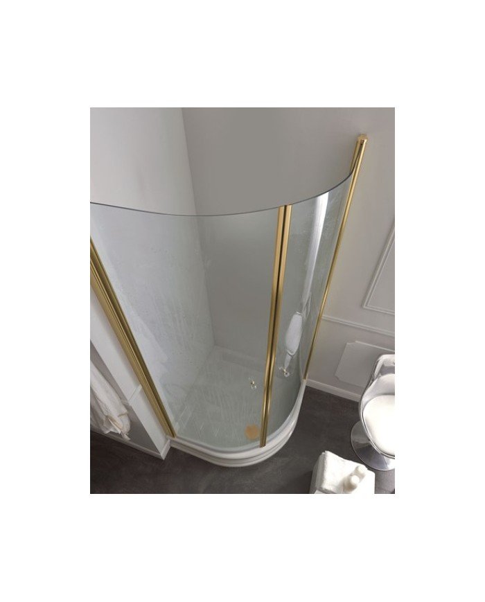 Piatto doccia semicircolare 90 x 90 - Serie Retrò