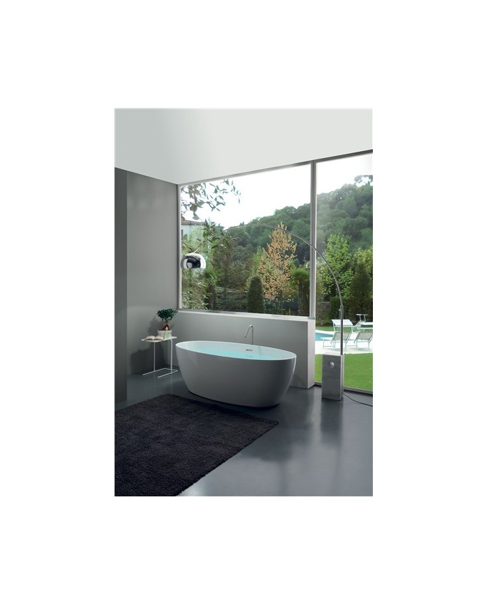 Vasca freestanding in acrilico completa di piletta clic clac - Serie FLO