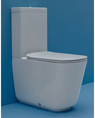 WC filo muro monoblocco completo di fissaggio WB9N - Serie Tribeca / FLO