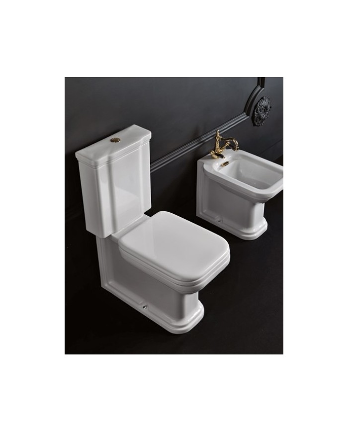 WC filo muro monoblocco unico - Serie Waldorf