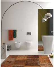 WC sospeso Norim complete di protezione acustica, antiurto - Serie Aquatech