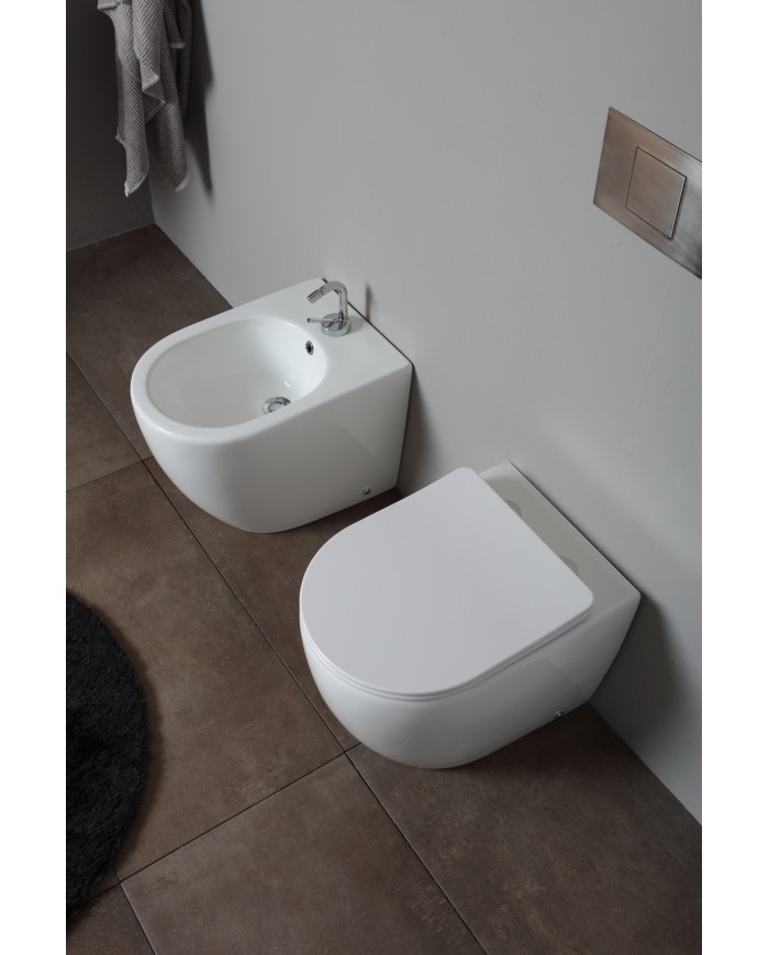 Bidet Nemesi Rimless 52 x 36 cm - Serie Nemesi