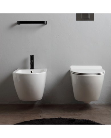 Bidet Nemesi Rimless 55 x 36 cm - Serie Nemesi