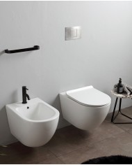 Bidet Nemesi sospeso Rimless 55 x 36 cm - Serie Nemesi