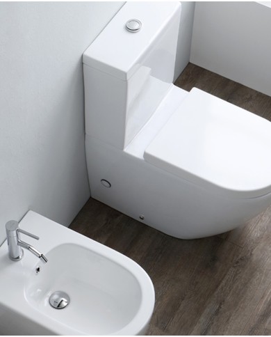 WC Monoblocco Rimless 63 x 36 cm - Serie Nemesi