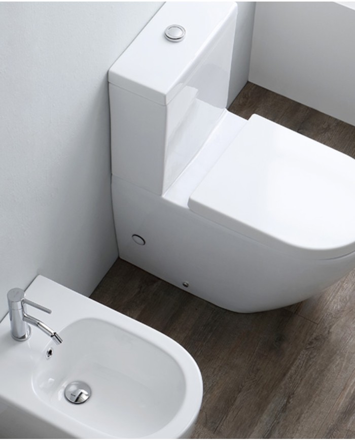 WC Monoblocco Rimless 63 x 36 cm - Serie Nemesi