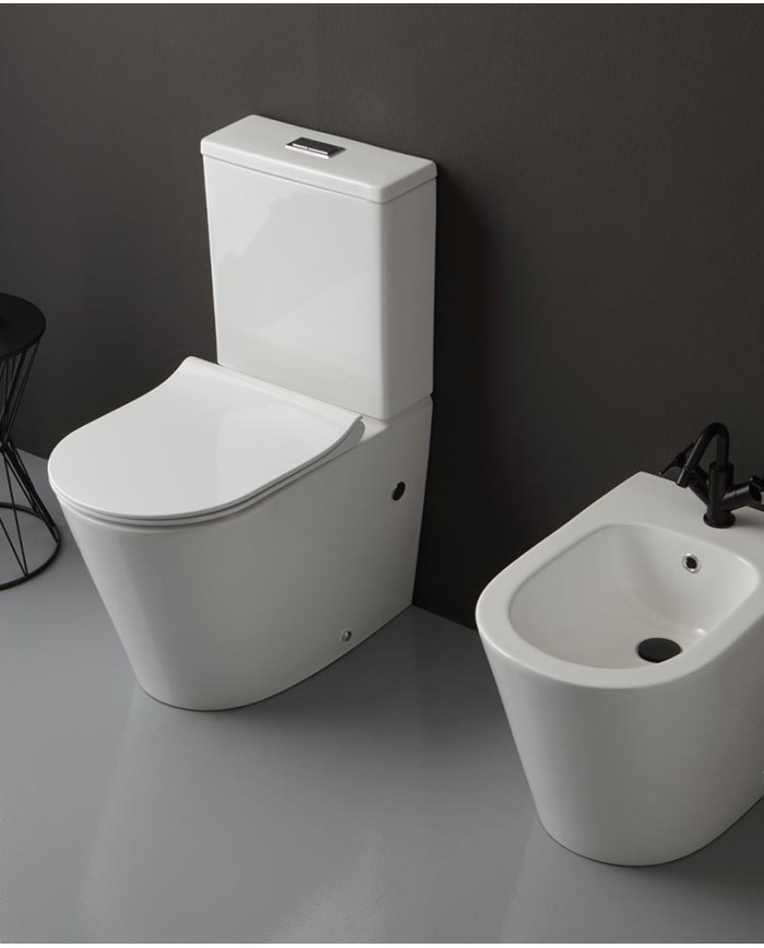 WC Monoblocco Rimless 70 x 36 cm - Serie Nemo
