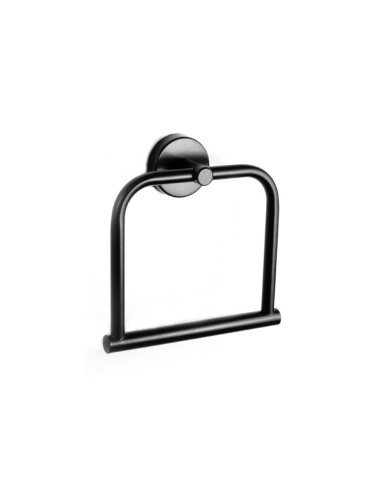 Porta asciugamani - Tipologia Uno Nero Opaco