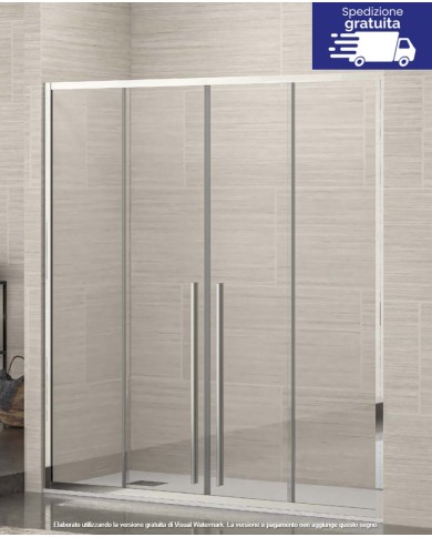 Cabina doccia da muro a muro - Tipologia Elysium 600