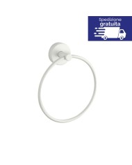 Porta asciugamani - Tipologia Uno Bianco Opaco