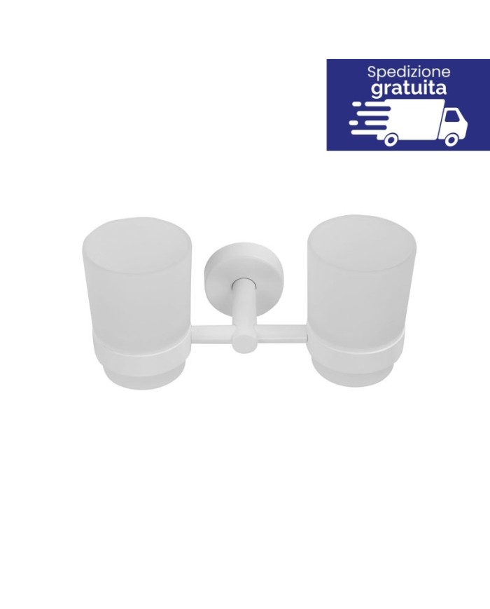 Portabicchieri - Tipologia Uno Bianco Opaco