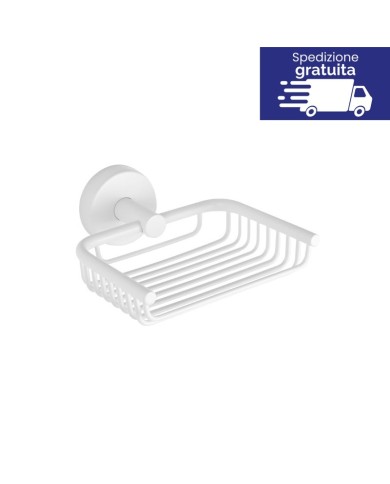 Portasapone - Tipologia Uno Bianco Opaco