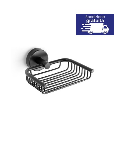 Portasapone - Tipologia Uno Nero Opaco