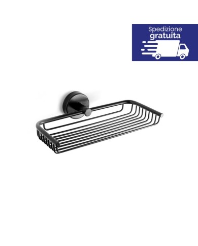 Portasapone - Tipologia Uno Nero Opaco