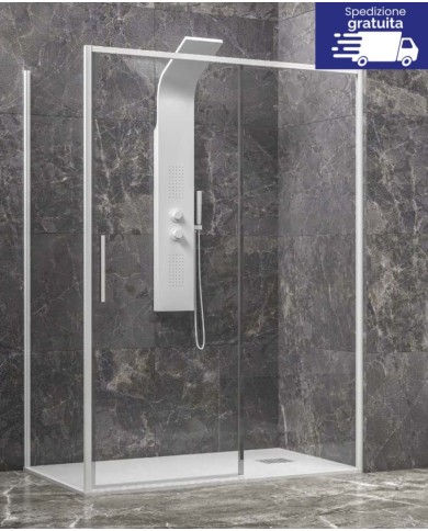 Cabina doccia - Tipologia Lea 400 & L-3811 Bianco Opaco
