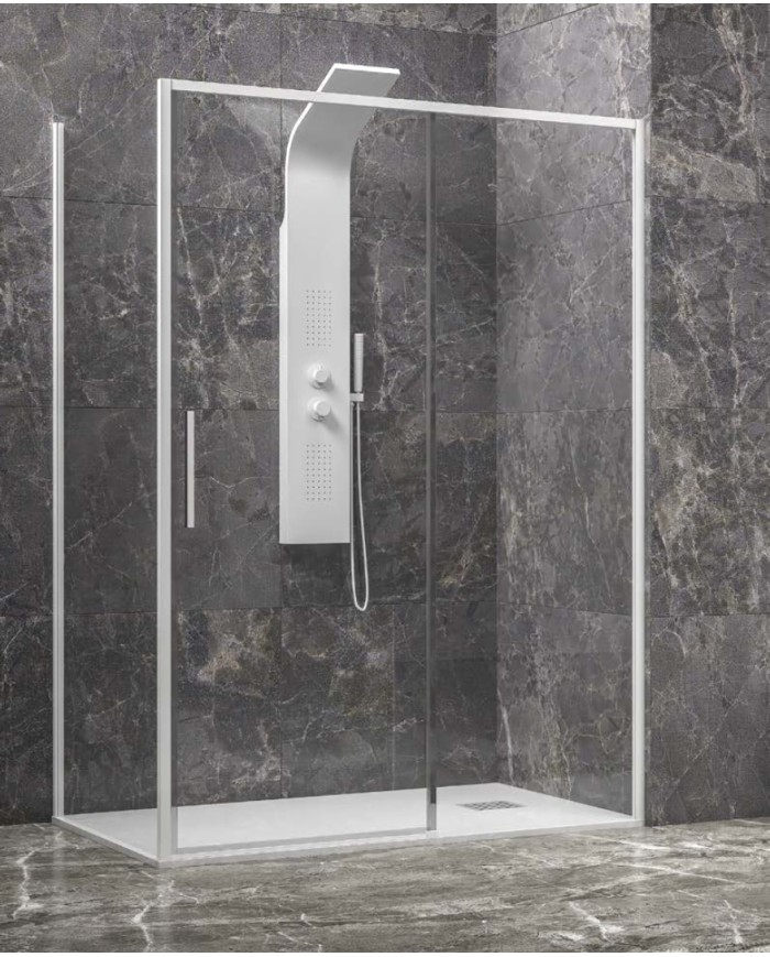 Cabina doccia - Tipologia Lea 400 & L-3811 Bianco Opaco